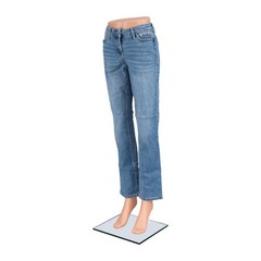 Female Plastic Mannequin Leg Form 43″ H Base Flesh Tone Legs Pants Shorts Skirts