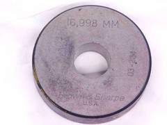 16.998 MASTER PLAIN BORE RING GAGE 17.000 -.002 UNDERSIZE 17 mm .6692 CHECK