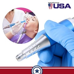 Premium Dental Hygiene Prophy Handpiece Air Motor 4 Holes WIth 4:1 Nose cone