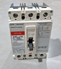 Eaton HFD3100 Industrial Circuit Breaker 100A, 3P 600V, 65kA *GREAT CONDITION*