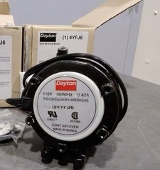 NEW Dayton 4YFJ6 Unit Bearing Motor 115V 1550 RPM 1/125 HP