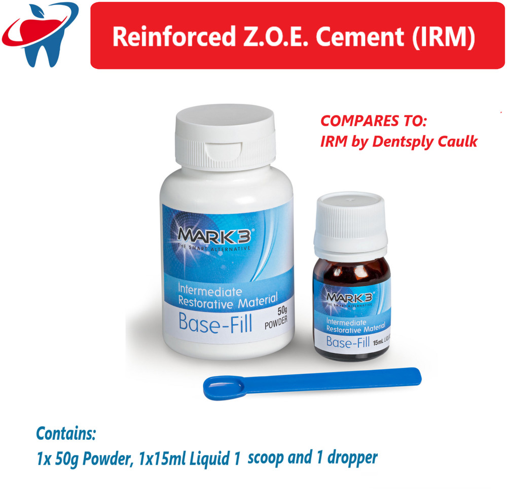 Dental Base-Fil Reinforced Z.O.E. Cement (IRM) 50gm – Temporary filling Material