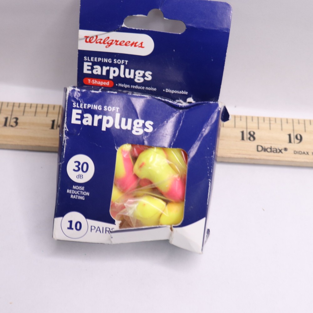 (10-Pairs) Walgreens T-Shaped Earplugs 877281