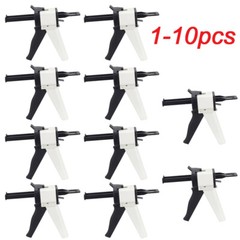 10X Dental Impression Mixing Gun Cartridge Dispenser for PVS Material 1:1 2:1