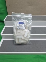 400 Pieces Clear Plastic Self Adhesive Jewelry Hanger Card Adapter Rio Grande