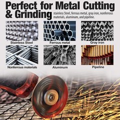 SHALL 50-Pack Cut Off Wheels 4 1/2 x 7/8 Inch,Angle Grinder Fast Cutting Disc