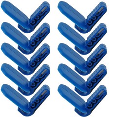 10 pcs Dental Sensor Holder Autoclavable Digital Anterior Sensor Holder Blue US