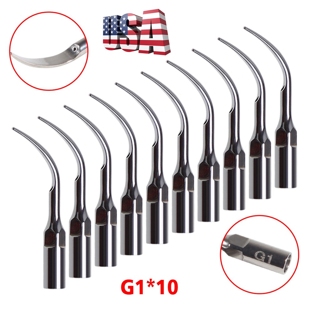 Dental Ultrasonic Air Scaler Handpiece Sonic 2/4 Hole+3 Tips Fit for KAV Scaler