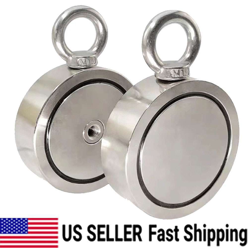 500LBS 700LBS Pulling Force Double Sided Super Strong Neodymium Fishing Magnet