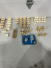 Lot Of CPVC Fittings 1/2 “And 3/4”Tees, Elbows, Couplings Over 110 Pcs. + Clamps