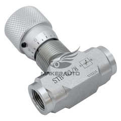 3/8″ L08 -Hydraulic Flow Control Valve – STB-G3/8 – Fit Mini Excavator USA