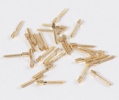 120pcs Dental Screw Post Gold/Silver Plated Titanium Kit Conical Root Canal Pins