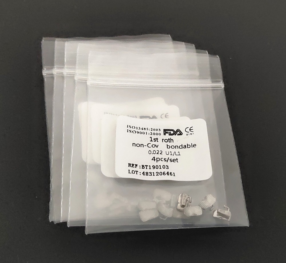 10Pack Dental Orthodontic Buccal Tubes 1st Roth E .022 Molar Bondable No-con/Cov