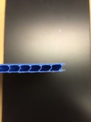 (2 pcs) 4mm Blue 18 in x 12 in Corrugated Plastic Coroplast Sheets Sign