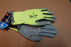 New Westchester Hi-Viz Premium Polyurethane Coated Palm Work Gloves / A2 – Large