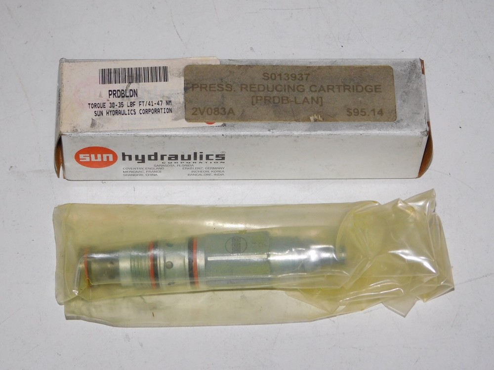 New Sun Hydraulics PRDB-LDN Direct Acting Pressure Reducing Valve Cartridge Unit