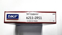 SKF 6211-2RS1 Rubber Shielded Ball Bearing 55X100X21mm New