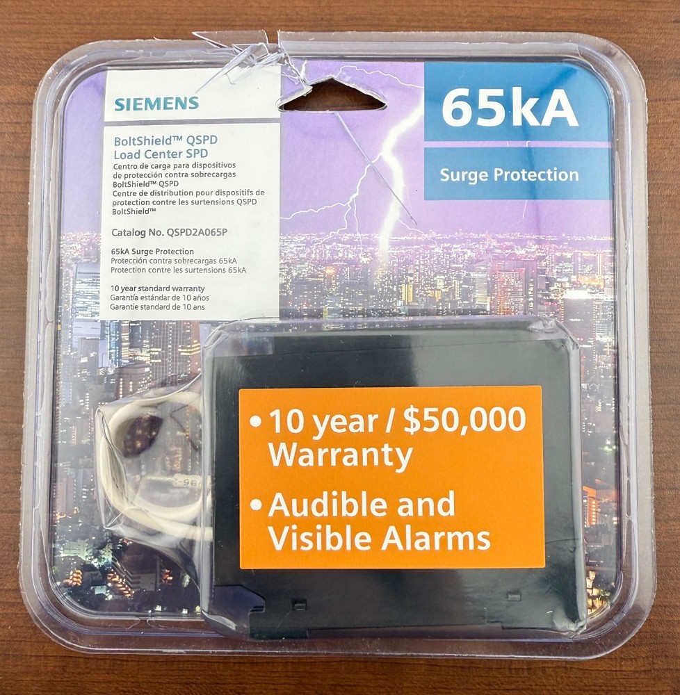 Siemens QSPD2A065P BoltShield 2-Pole 120/240V Surge Protection Device