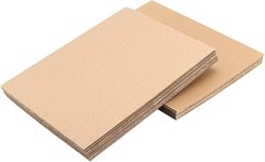 200 Pack Brown Corrugated Cardboard Sheets – Flat, Durable, Multi-Use for Cra…