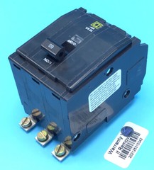 New Circuit Breaker Square D QOB360 3 Pole 60 Amp 240V 10kA BOLT ON PANEL ONLY