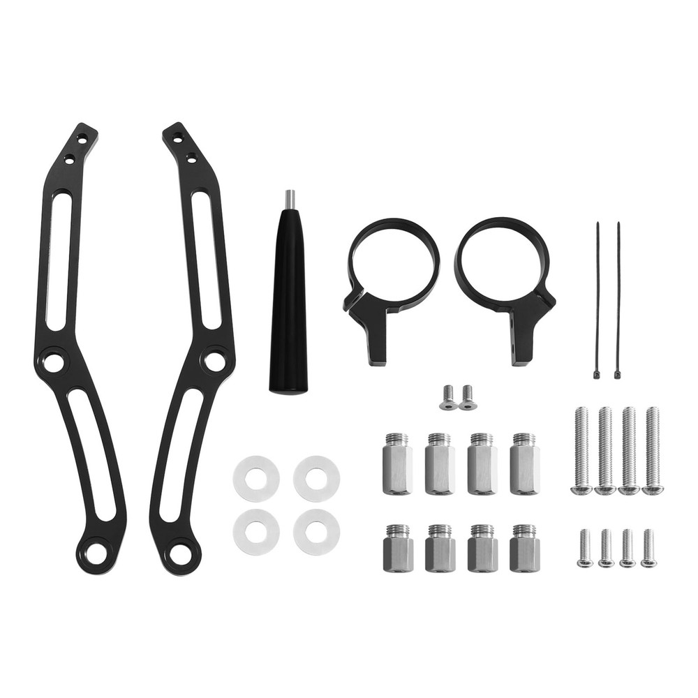 Motorcycle Remote Reservoir Shocks Bracket Mount Clamps for Touring 2014-2025