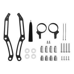Motorcycle Remote Reservoir Shocks Bracket Mount Clamps for Touring 2014-2025