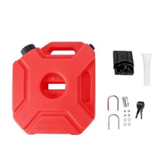 2Pack Portable 5L Gas Fuel Tank Petrol Storage Can For ATV UTV Motorcycle Car