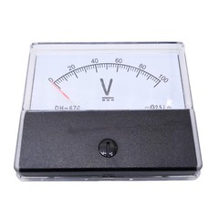 NJ STOCK Analog Panel Volt Voltage Meter Voltmeter Gauge DH-670 0-100V DC