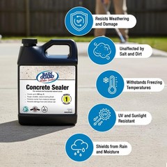 Rain Guard Water Sealers SP-4001 Concrete Sealer Concentrate Makes 1 Gallon – Cl
