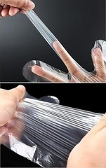 100 or 400 Disposable Poly Plastic Gloves for Cooking Food Prep and Food Service