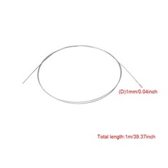 1m 18 Steel Piano Music Wire for of Broken Strings Dia 1mm Silver