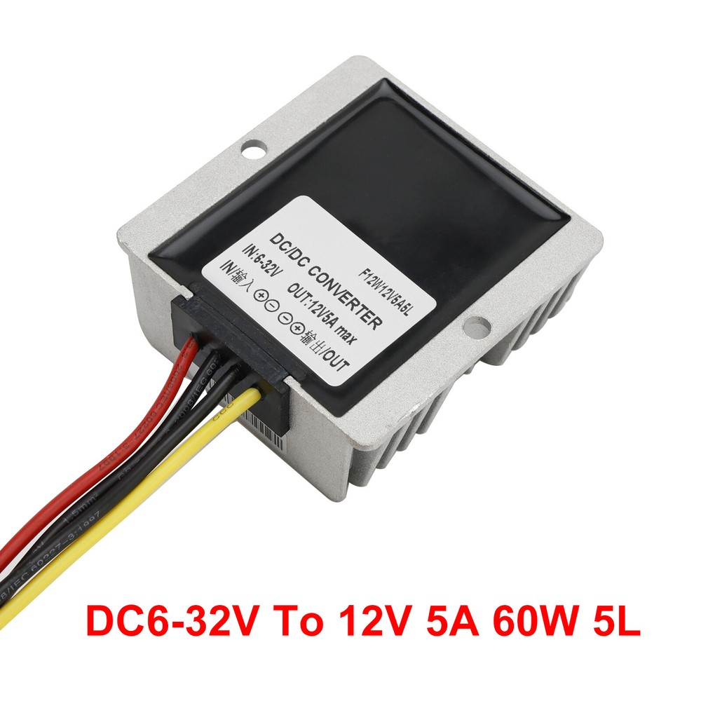 DC-DC 6-32V to 12V 5-25A Automatic Voltage Stabilizer Power Converter Regulator