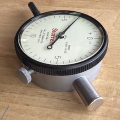 Starrett Dial Indicator .0005″ Graduation 8.000-12.125″ Range No. 84-134-7 USA
