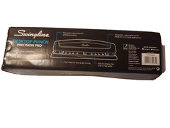 Swingline Desktop Hole Punch, Hole Puncher, Precision Pro, Adjustable, 2-3 Holes
