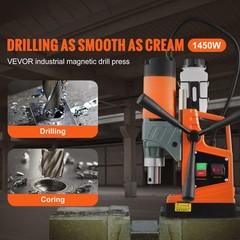 11HSS Bits Magnetic Drill 1450W 12500N Portable Mag Drill Press 850RPM 1.6″