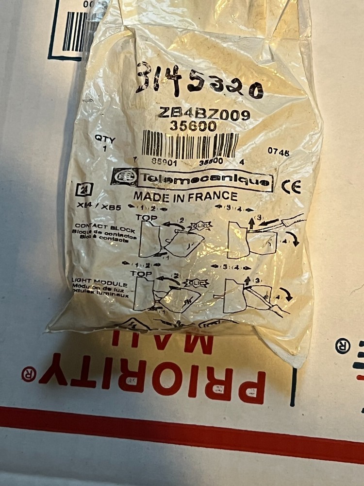 telemecanique zb4bz009 surplus poor packaging