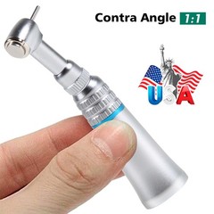 NSK Style Dental Low Speed Contra Angle Handpiece Push Button Fit FG1.6MM Burs
