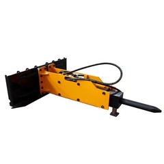 Skid Steer Hydraulic Hammer for Bobcat – Heavy Duty Concrete and Asphalt Breaker
