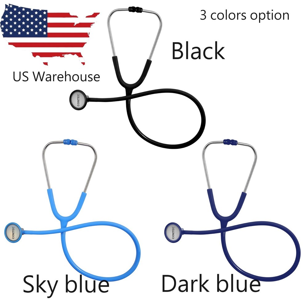 CONTEC SC12 Cardiology Stethoscopes Estetoscopio Zinc Alloy Head Stethoscope