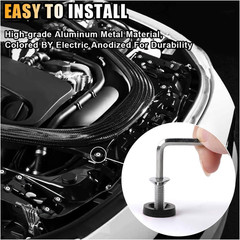 20PC M6 Fender Washer Bolt Kit Aluminum Alloy Anodized Car Engine Bay Dress Up