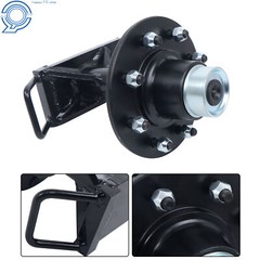Shipping Container Wheels 8×6.5 Lug Bolt-On Spindle Kit with Handle