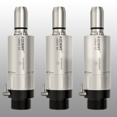 AZDENT Dental 1:1 Direct Drive Low Speed Air Motor Turbine Handpiece 2 Holes