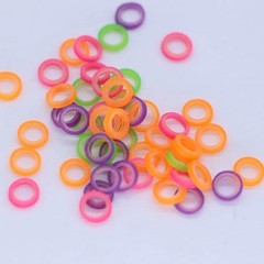30×Dental Orthodontic Elastic Bands Multi-Color 4.5oz Fox 1/4″ 100PCS/Pack