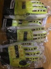 5 PAIR Crude Impact Work Gloves Xl. (WINTER TIME GLOVES)
