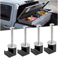 4PCS Truck Tool Box Mounting Kit J Hook Truck Toolbox Clamps No Drilling New