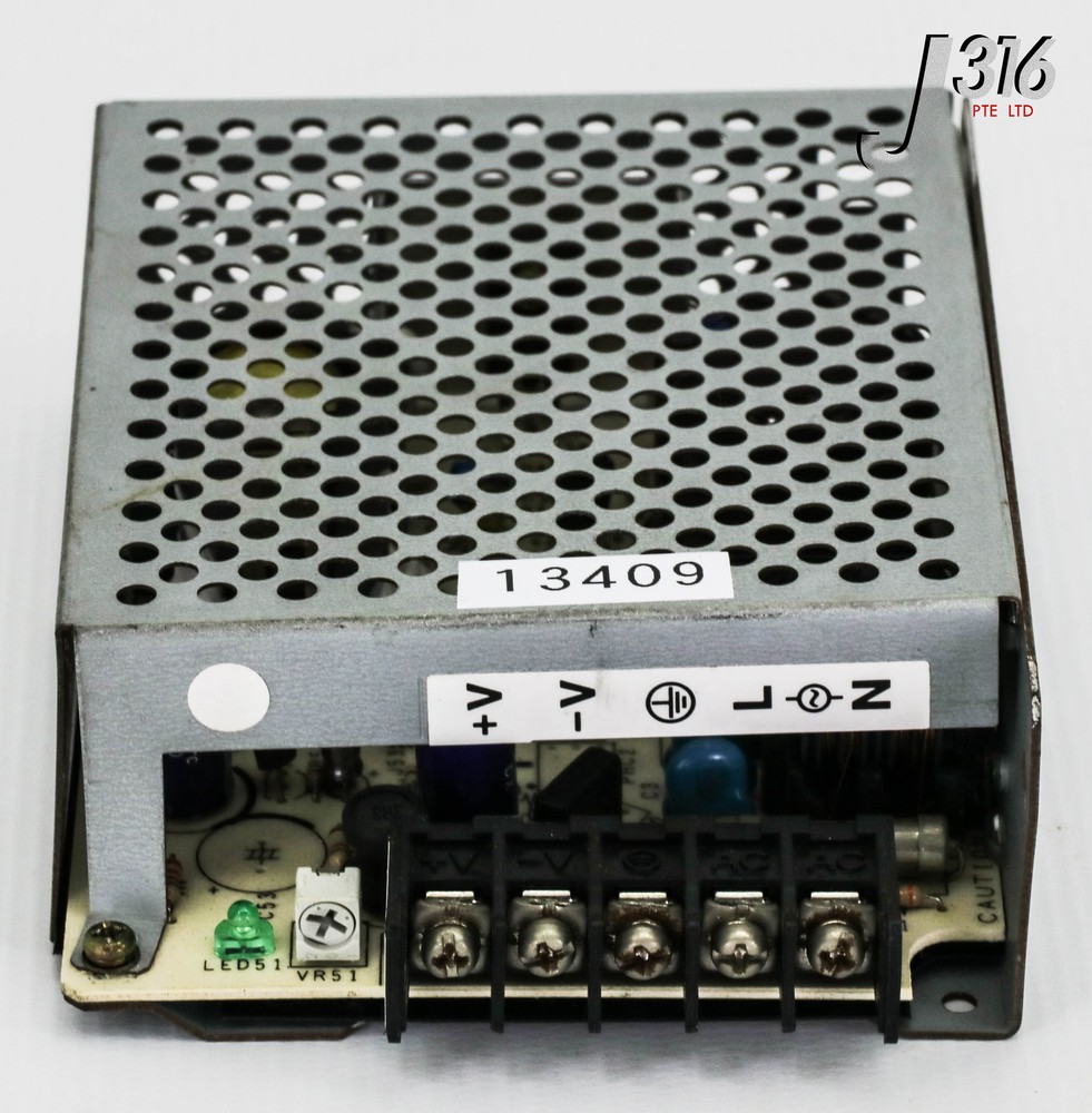 13409 OMRON POWER SUPPLY, I/P AC100-240V, 0.8A, O/P DC24V, 1.1A S82J-02524D