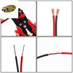 10 Gauge Wire 100FT, 2 Conductors Electrical Wire Red Black Cable, Flexible/