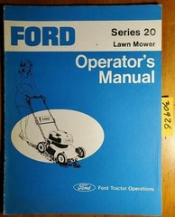 Ford 20″ 3.5 HP 09JC2155 4 HP 09JC2180 Lawn Mower Owner Operator Manual SE 3567