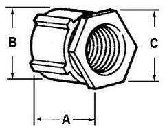 Bridgeport Fittings 1129-AL, Conduit Coupling, 3-1/2In 3-Piece Alum, 1 PC