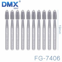 Tungsten Steel Dental Carbide Trimming &Finishing Burs FG 7404/7406/7408/7901
